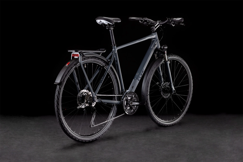 Cube Kathmandu Exc Hybrid Bike Dark Grey/ Grey-1